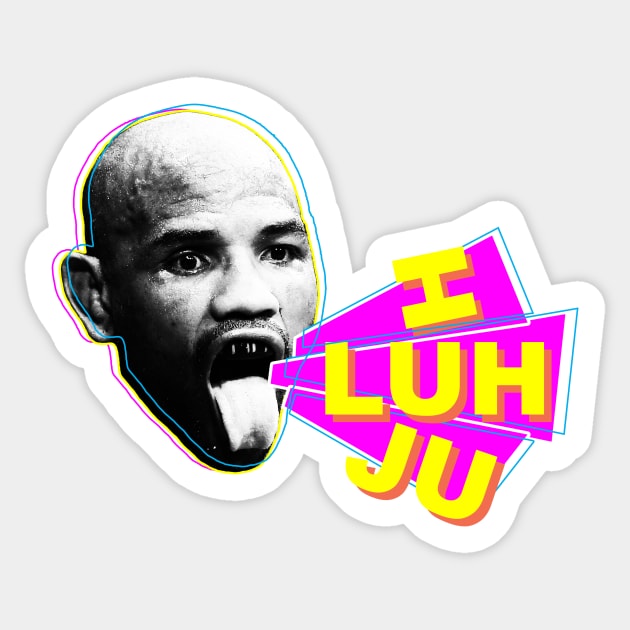 Yoel Romero I LUH JU Sticker by SavageRootsMMA